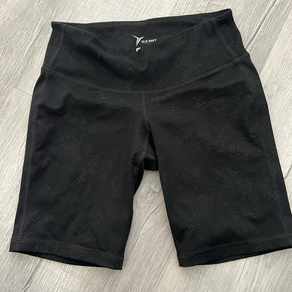 Old Navy Women's Black Biker Shorts